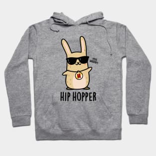 Hip Hopper Cute Bunny Rabbit Pun Hoodie